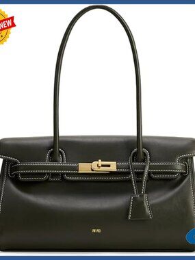 Vegan Leather Shoulder Bag Satchel Casual Handbag Fits Phone